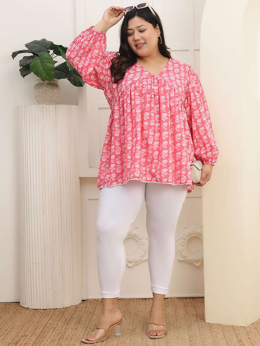 women pack of 2 plus size solid mid rise legging - 22378010 -  Standard Image - 6