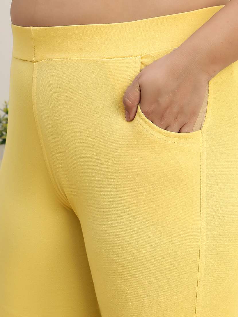 women pack of 2 plus size solid mid rise legging - 22378089 -  Standard Image - 6