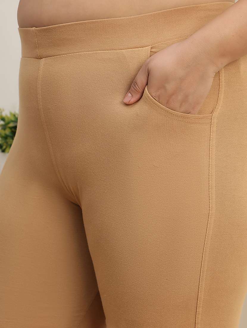 women pack of 2 plus size solid legging - 22378128 -  Standard Image - 6