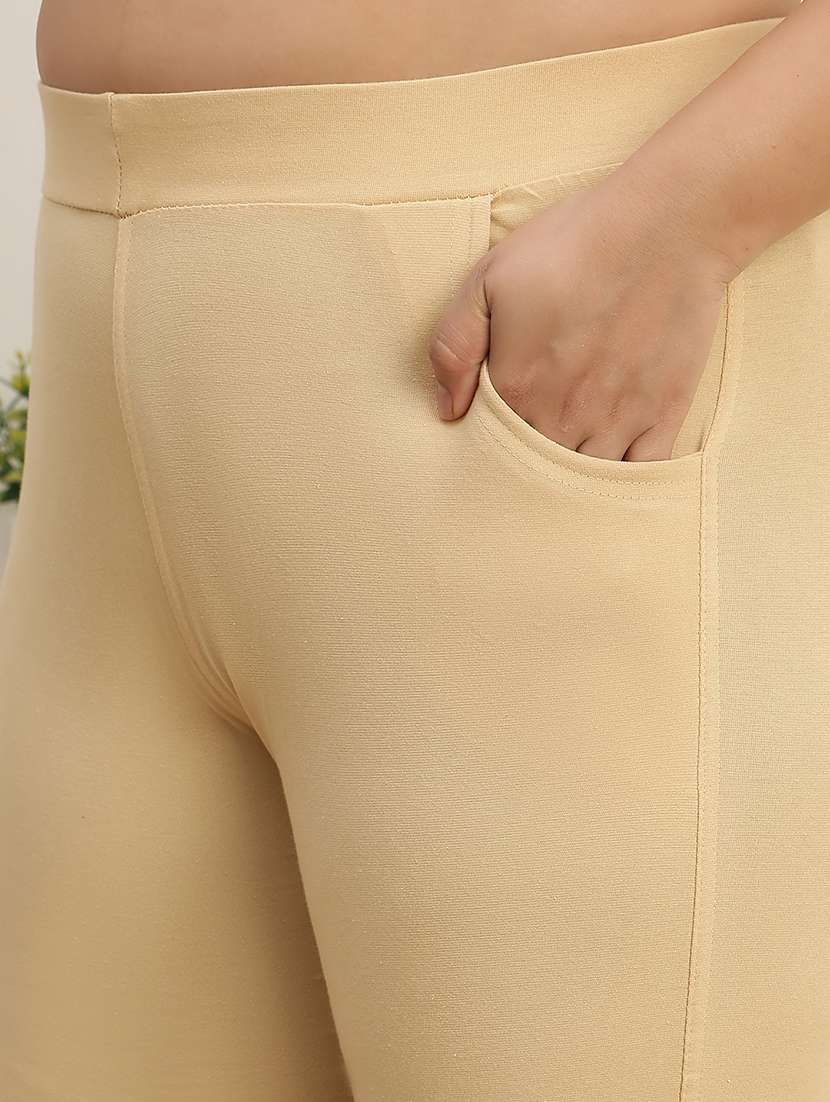 women pack of 2 plus size solid mid rise legging - 22378209 -  Standard Image - 6