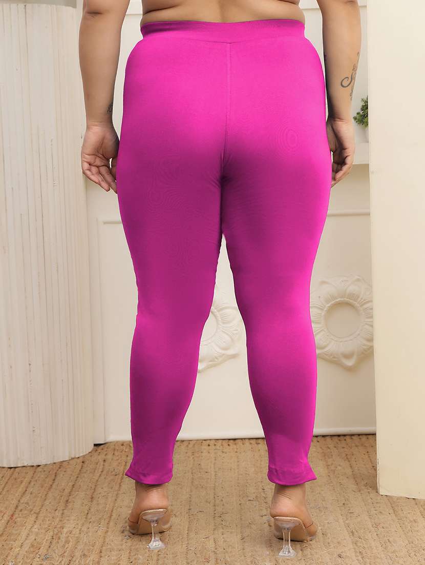 women pack of 2 plus size solid legging - 22378218 -  Standard Image - 4