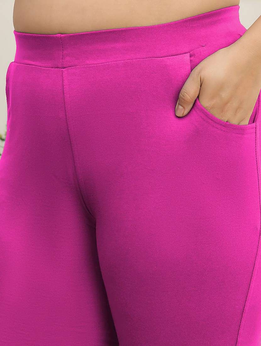 women pack of 2 plus size solid legging - 22378218 -  Standard Image - 6