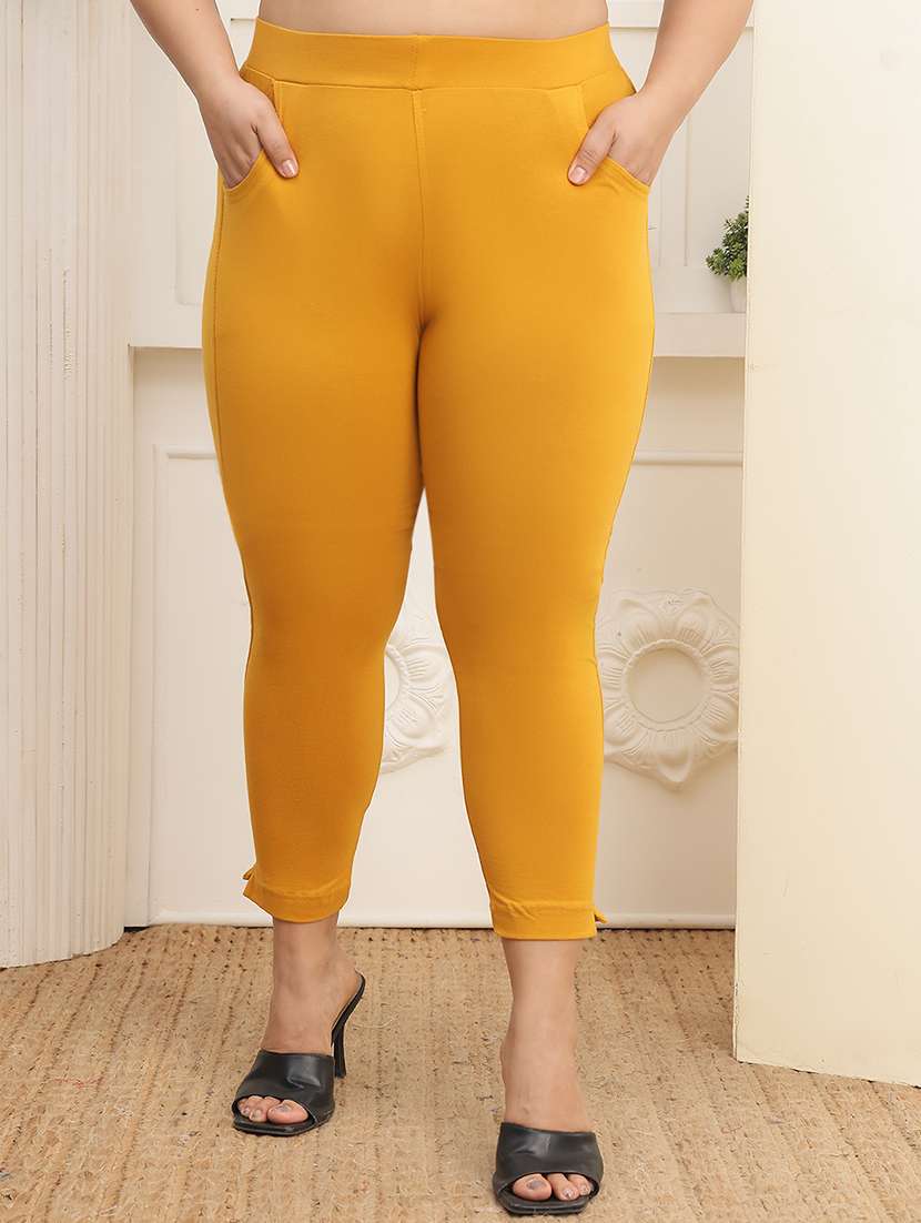 women pack of 2 plus size solid legging - 22378237 -  Standard Image - 1
