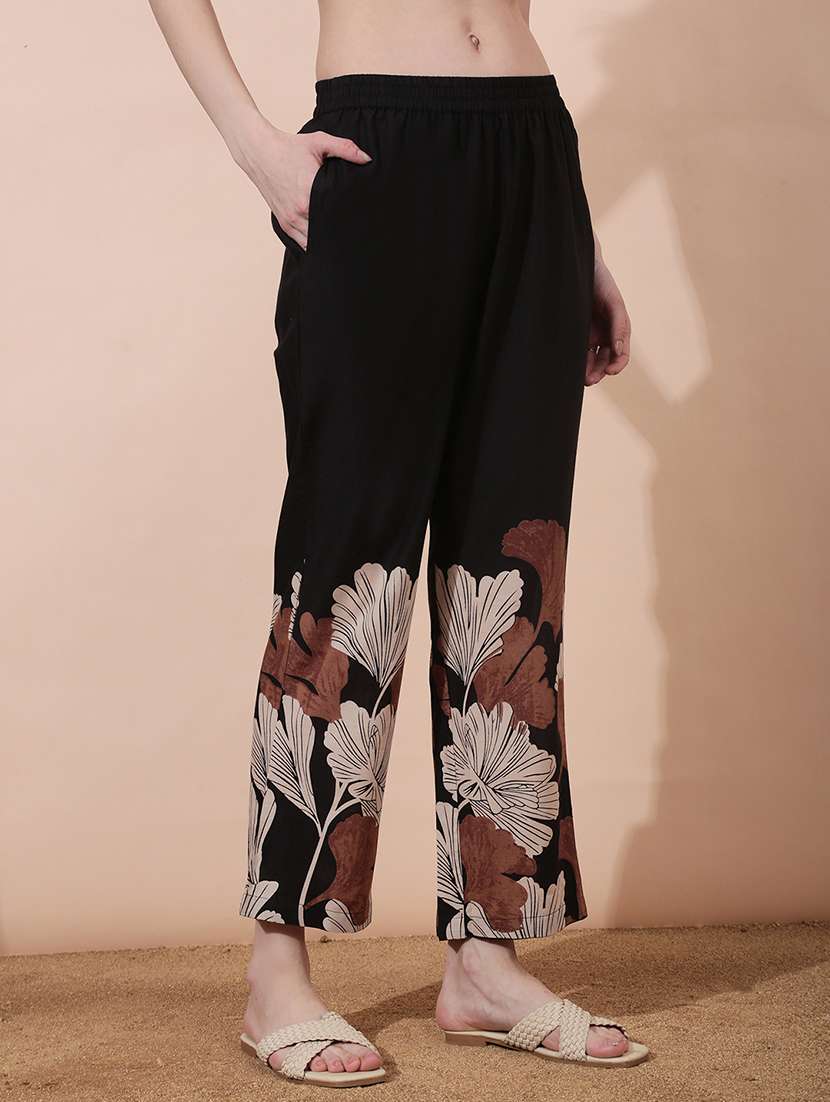 women floral printed three quarter sleeve kurta pant set - 22378306 -  Standard Image - 4