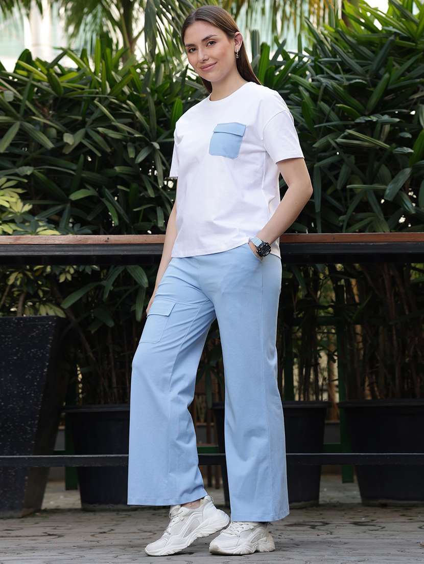 women printed t-shirt & trouser co-ord set - 22378339 -  Standard Image - 4