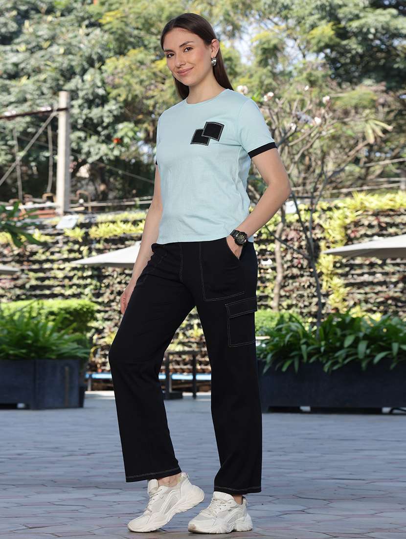 women printed t-shirt & trouser co-ord set - 22378341 -  Standard Image - 4