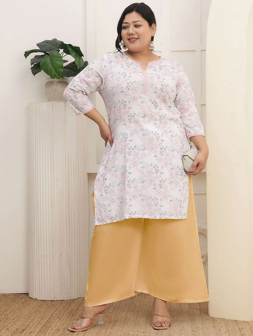 Multi Colored Rayon Palazzos - 22378811 -  Standard Image - 6