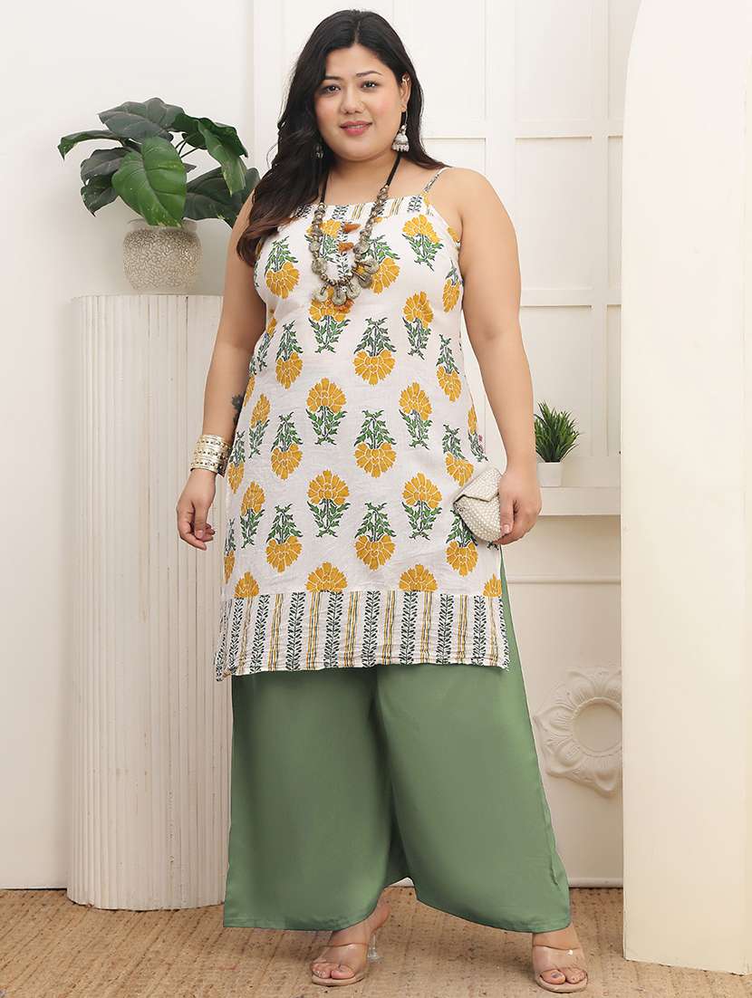 multi colored rayon palazzos - 22378848 -  Standard Image - 6