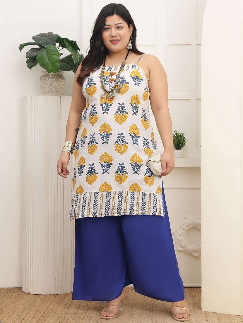 multi colored rayon palazzos - 22378852 -  Standard Image - 6