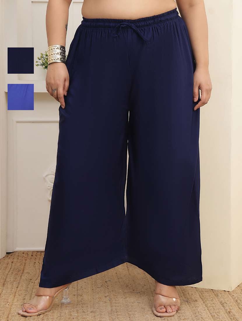 multi colored rayon palazzos