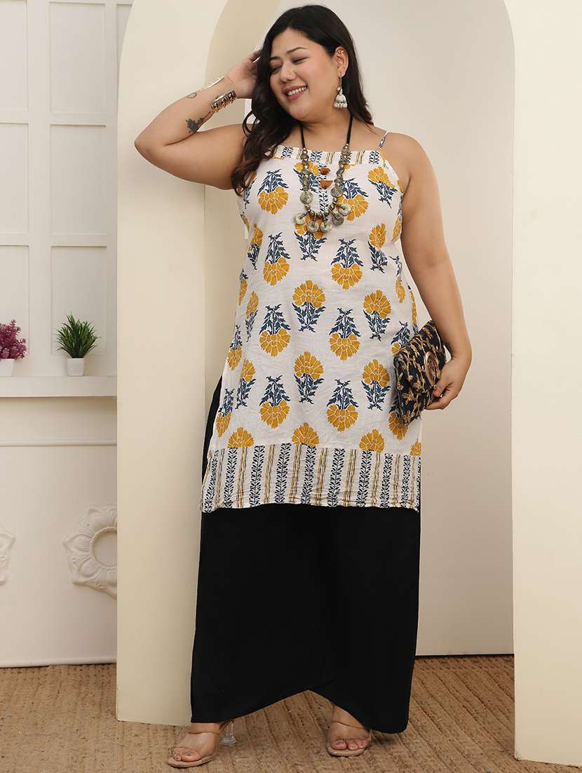 women pack of 2 plus size solid palazzo - 22378931 -  Standard Image - 6