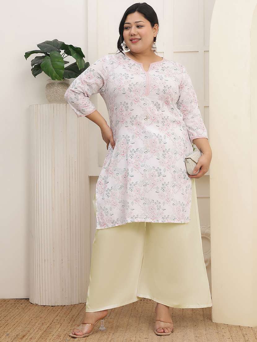 women pack of 2 plus size solid palazzo - 22378933 -  Standard Image - 6