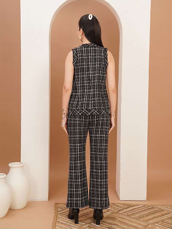 women self designed top and trouser co-ord set - 22379167 -  Standard Image - 4