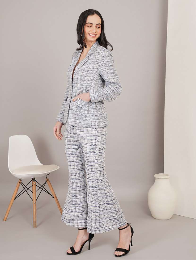 women self designed blazer and trouser co-ord set