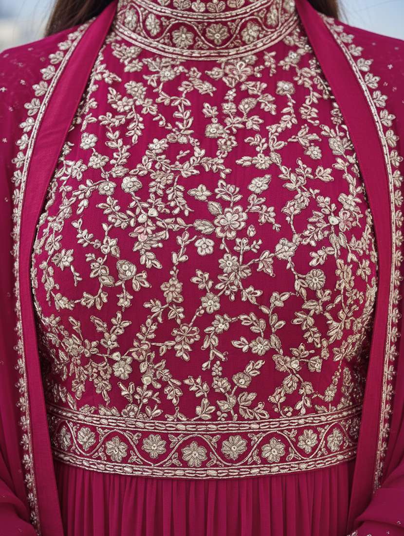 women solid with work semi-stitched suit set - 22379271 -  Standard Image - 1