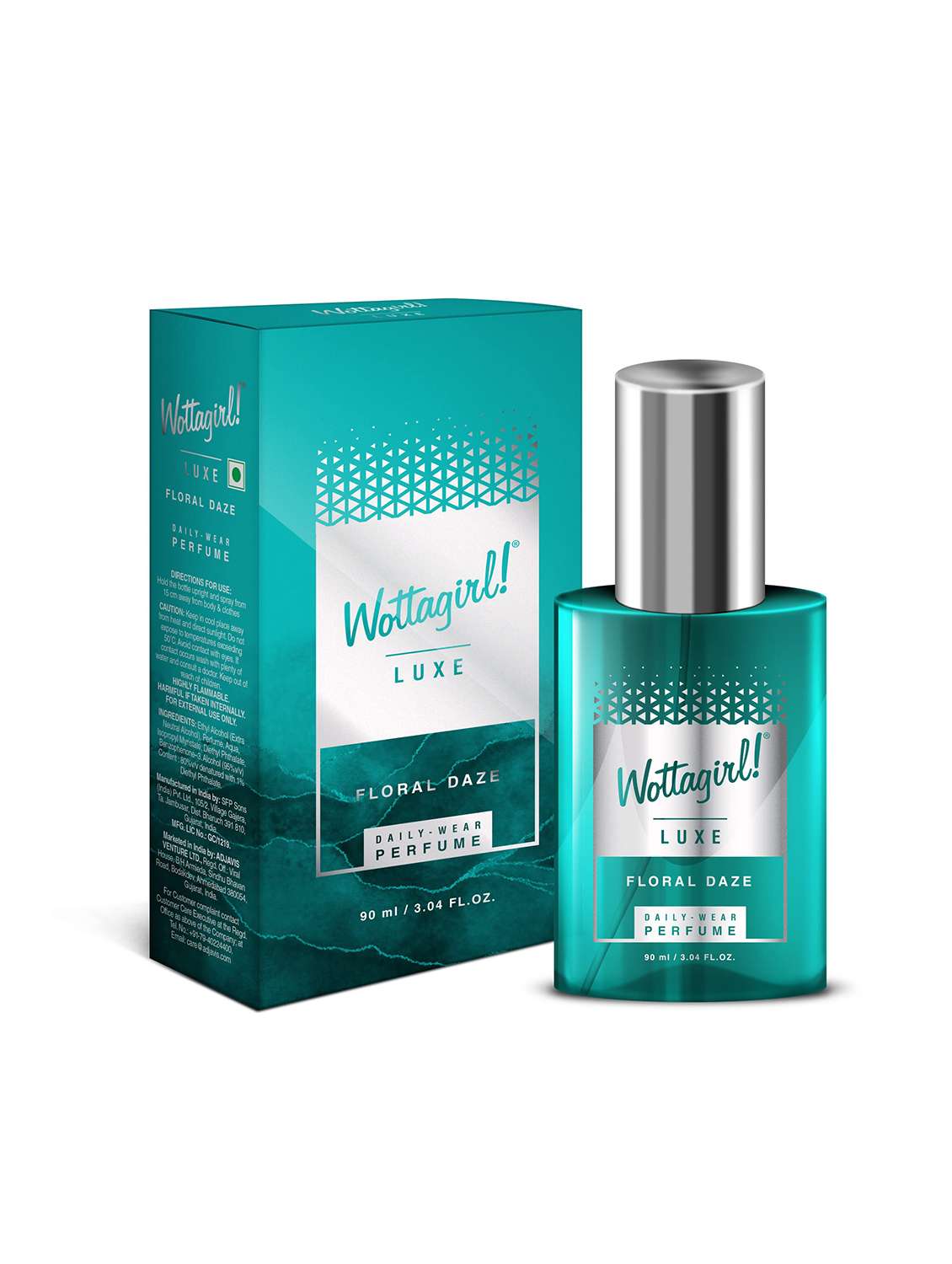 wottagirl! luxe floral daze long lasting perfume- for women (90ml) - 22379322 -  Standard Image - 1