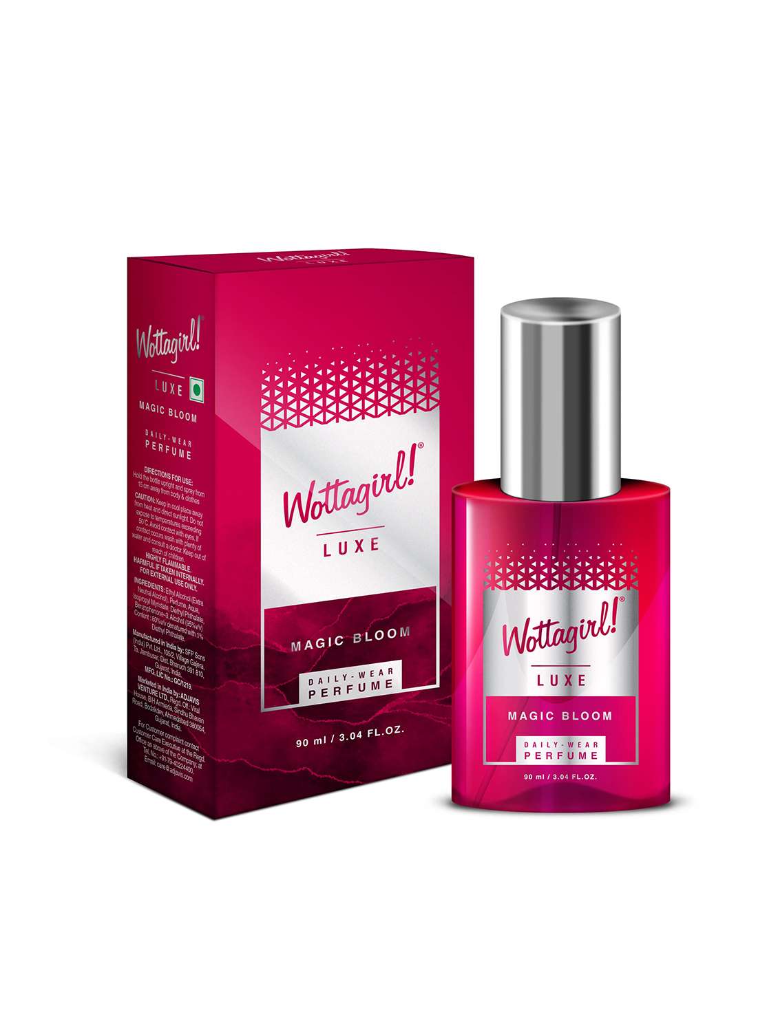 wottagirl! luxe magic bloom long lasting perfume- for women (90ml) - 22379324 -  Standard Image - 1