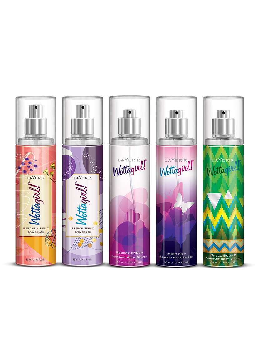 women wottagirl longlasting fragrance pack of 5 - 22379351 -  Standard Image - 1