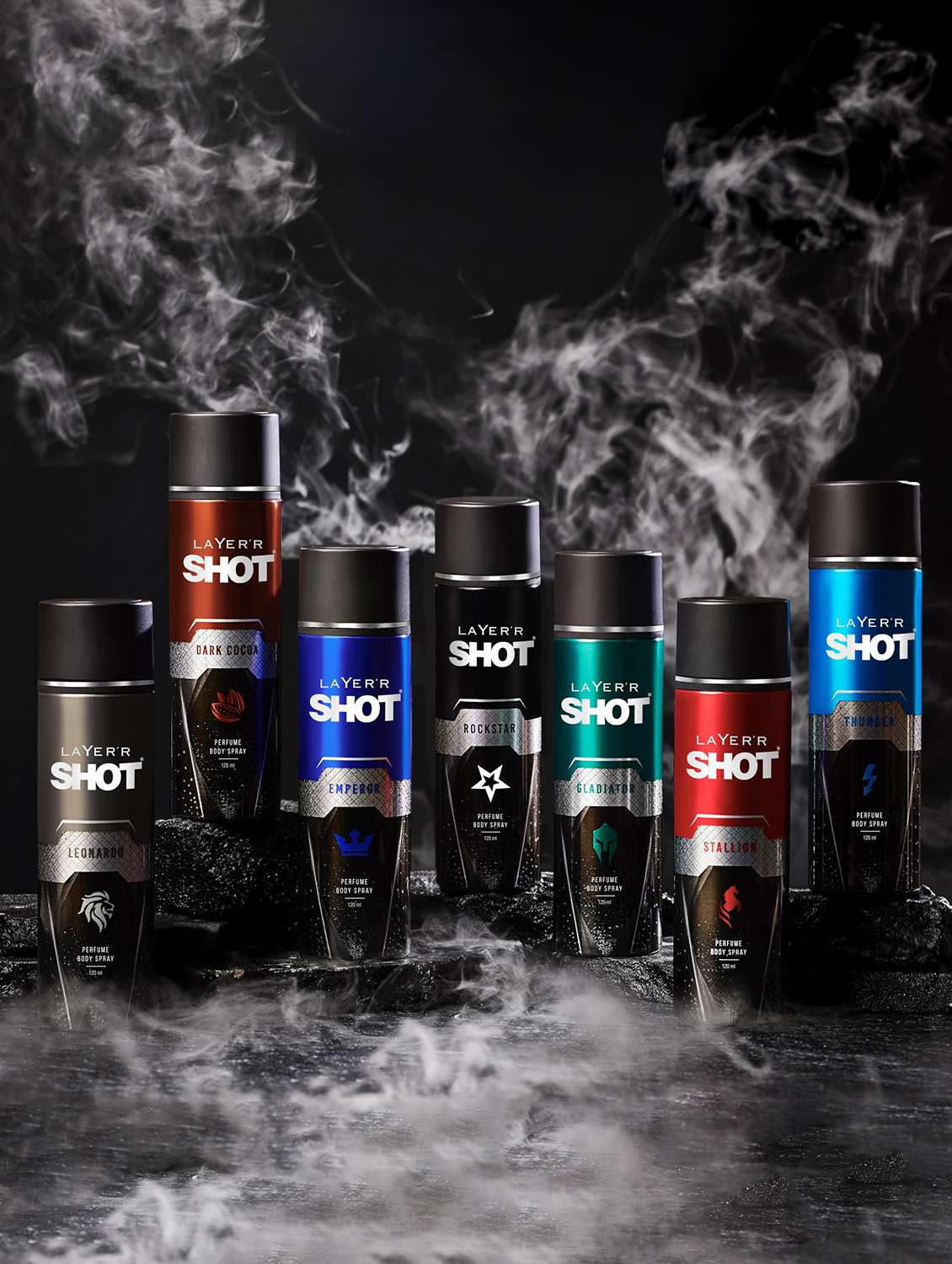 long lasting fragrance body spray  -  for men pack of 2 - 22379406 -  Standard Image - 1