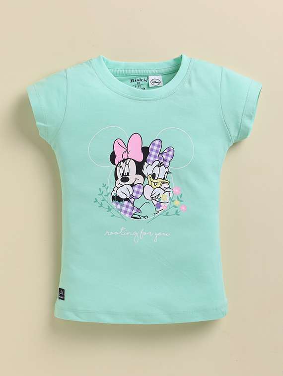 girls pack of 2 printed short sleeve top - 22379610 -  Standard Image - 1
