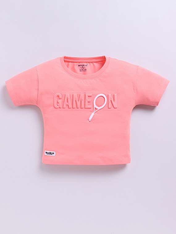 girls pack of 2 printed short sleeve top - 22379611 -  Standard Image - 1