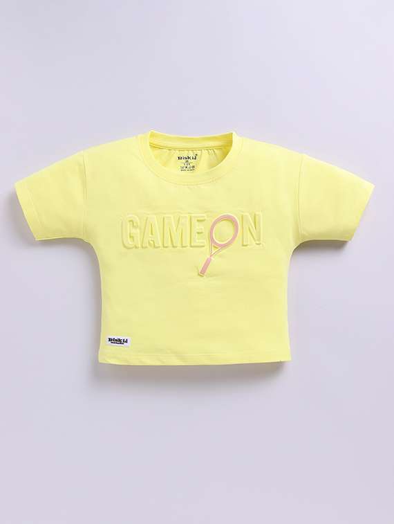 girls pack of 2 printed short sleeve top - 22379612 -  Standard Image - 1