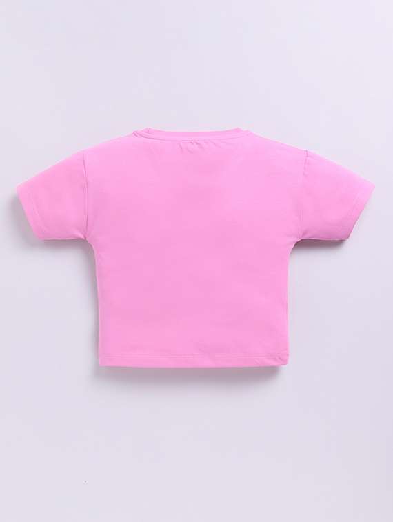 girls pack of 2 printed short sleeve top - 22379612 -  Standard Image - 4