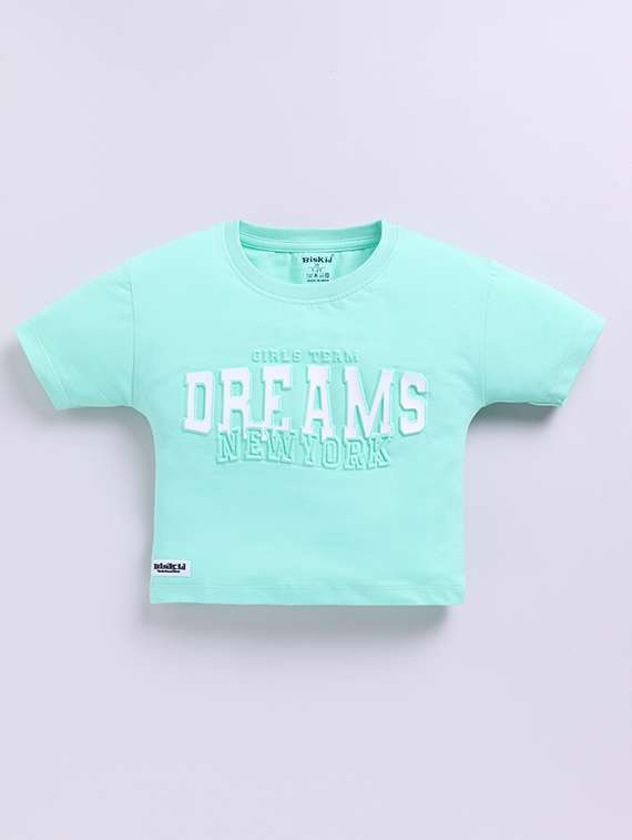 girls pack of 2 printed short sleeve top - 22379613 -  Standard Image - 1