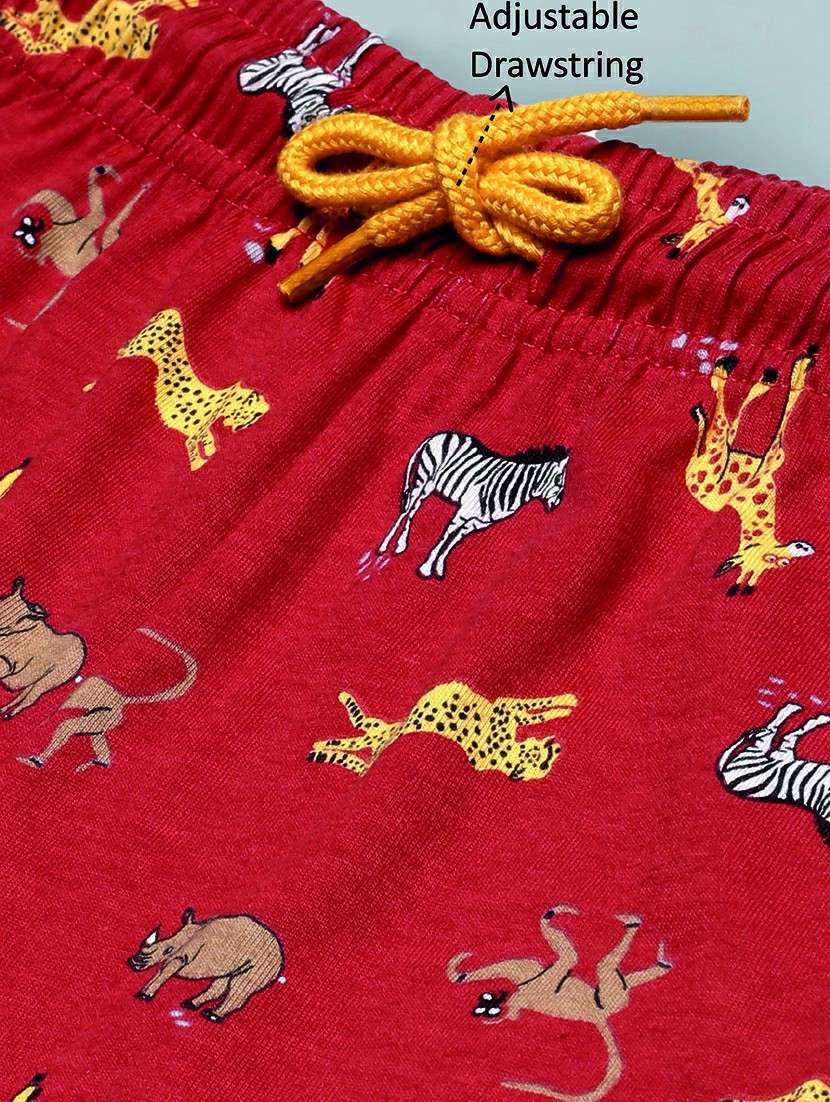 boys pack of 2 printed shorts set - 22379637 -  Standard Image - 4