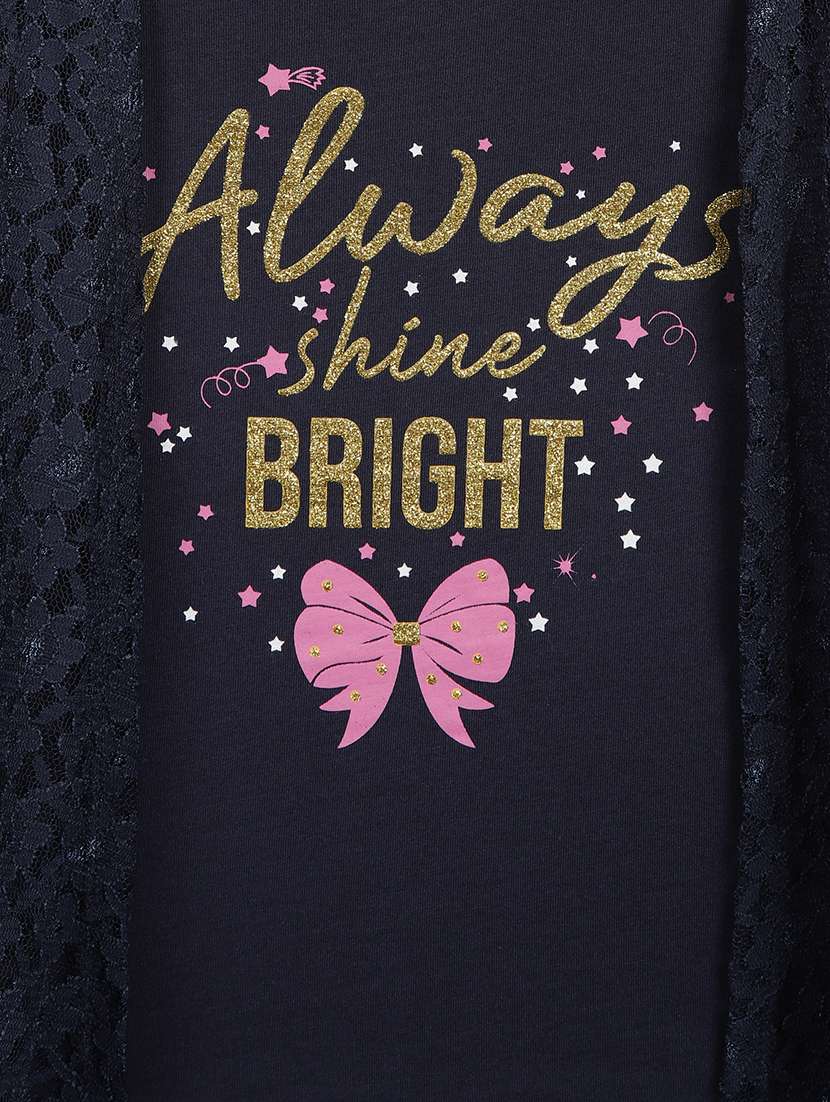 girls pack of 2 printed shorts set - 22379665 -  Standard Image - 4