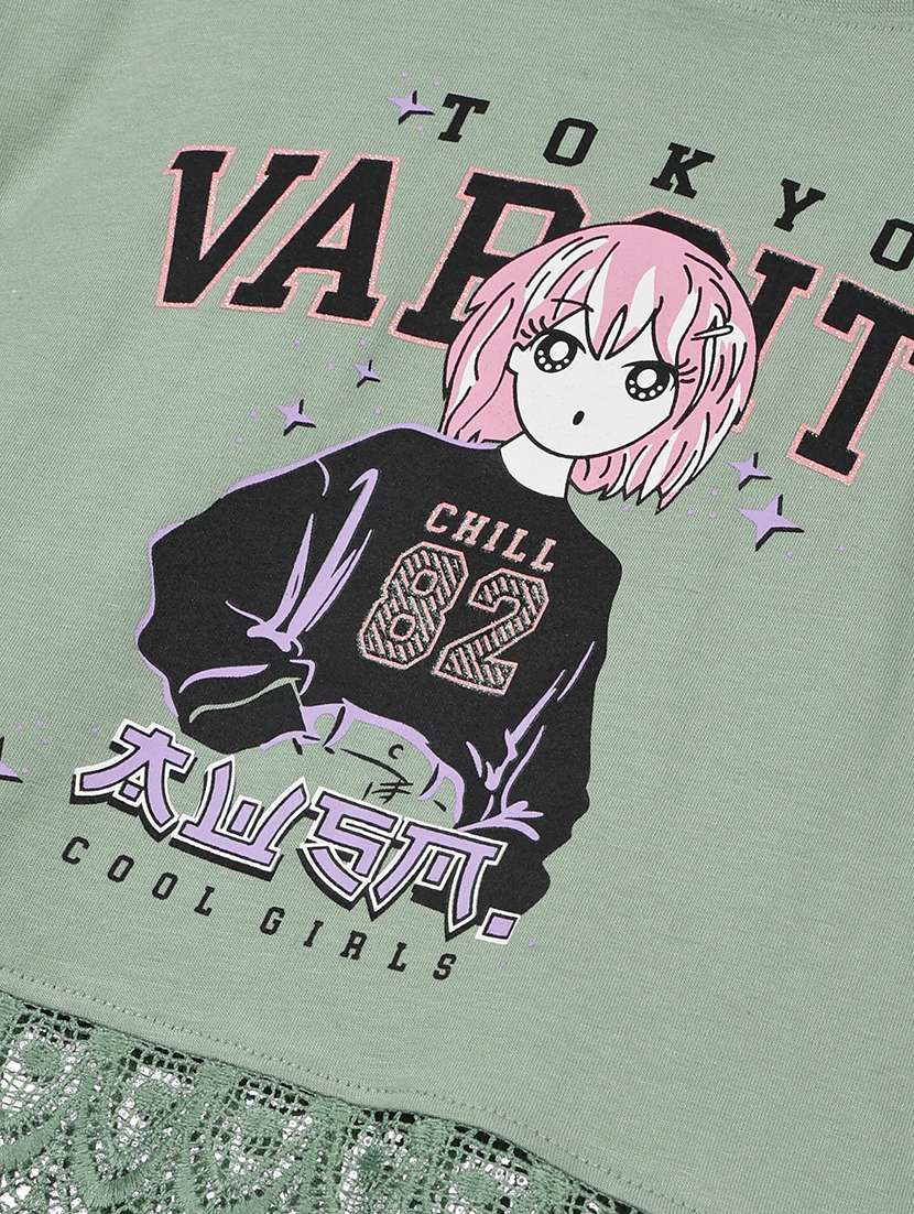 girls pack of 2 printed shorts set - 22379666 -  Standard Image - 4