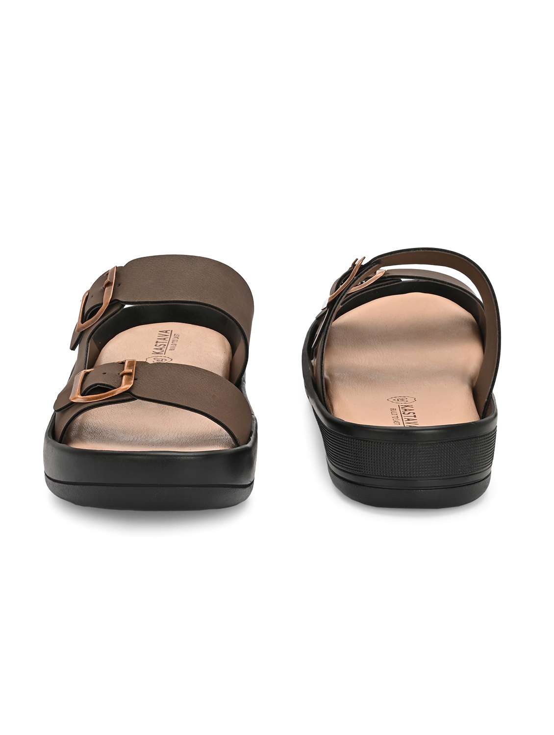 men solid slip on sandal - 22379898 -  Standard Image - 4