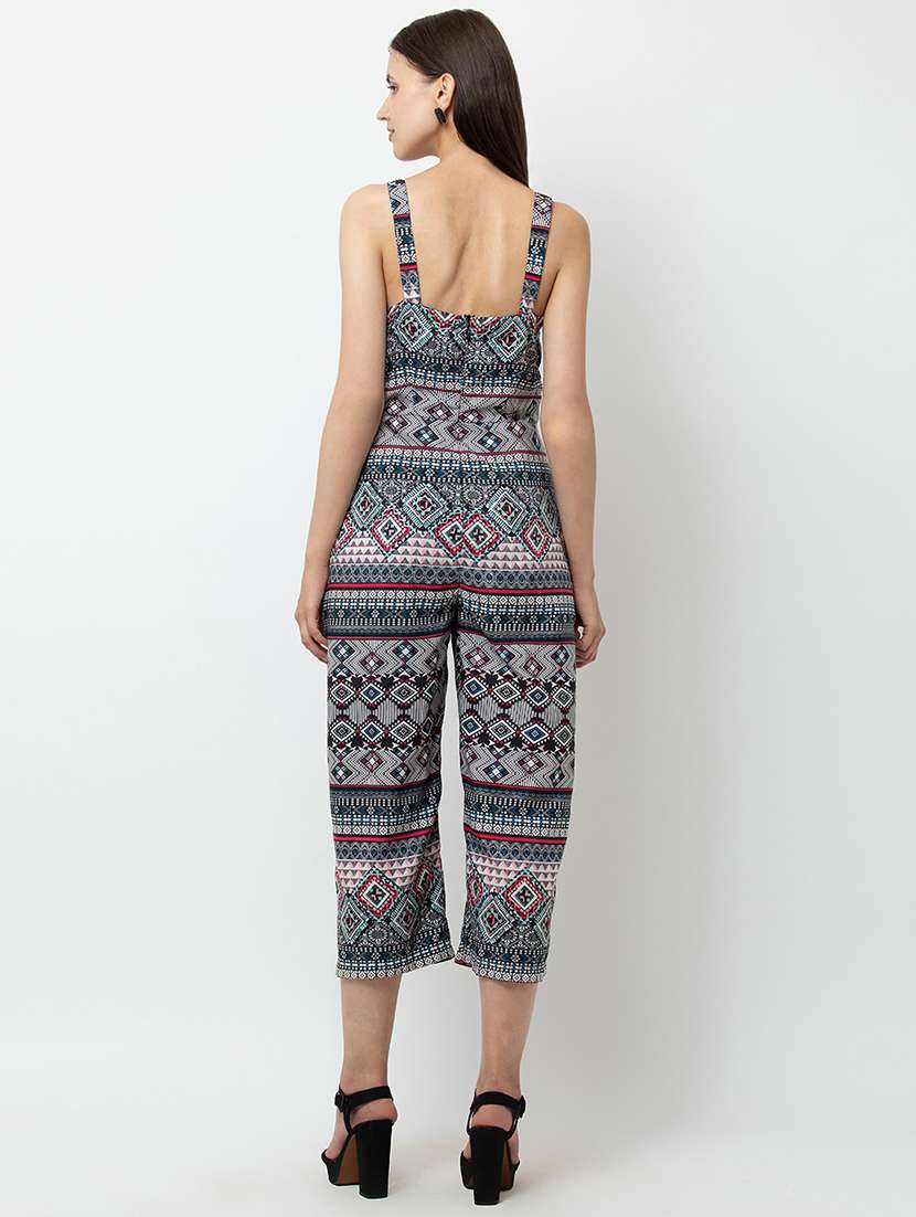 women printed sleeveless jumpsuit - 22380742 -  Standard Image - 4