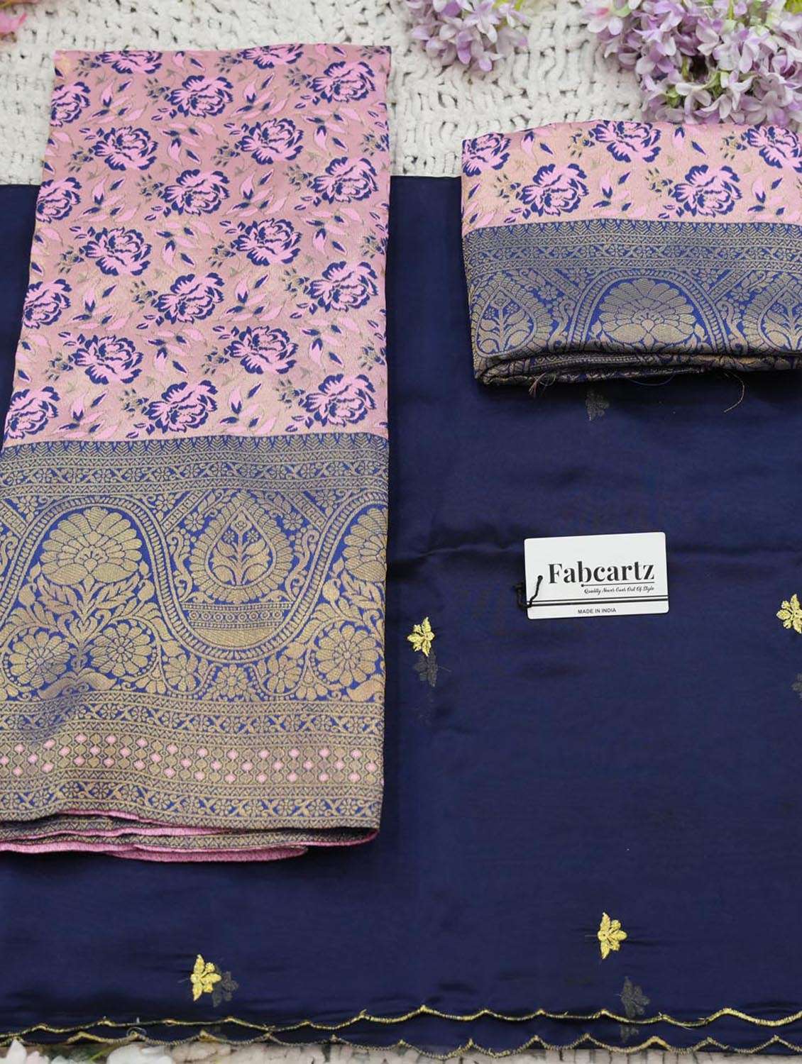 pink silk flared lehenga - 22380812 -  Standard Image - 4