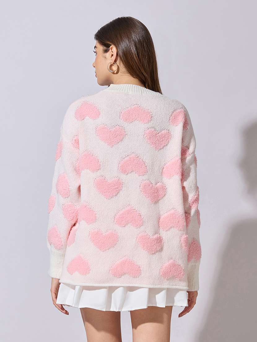 women self designed long sleeve pullover - 22380918 -  Standard Image - 4