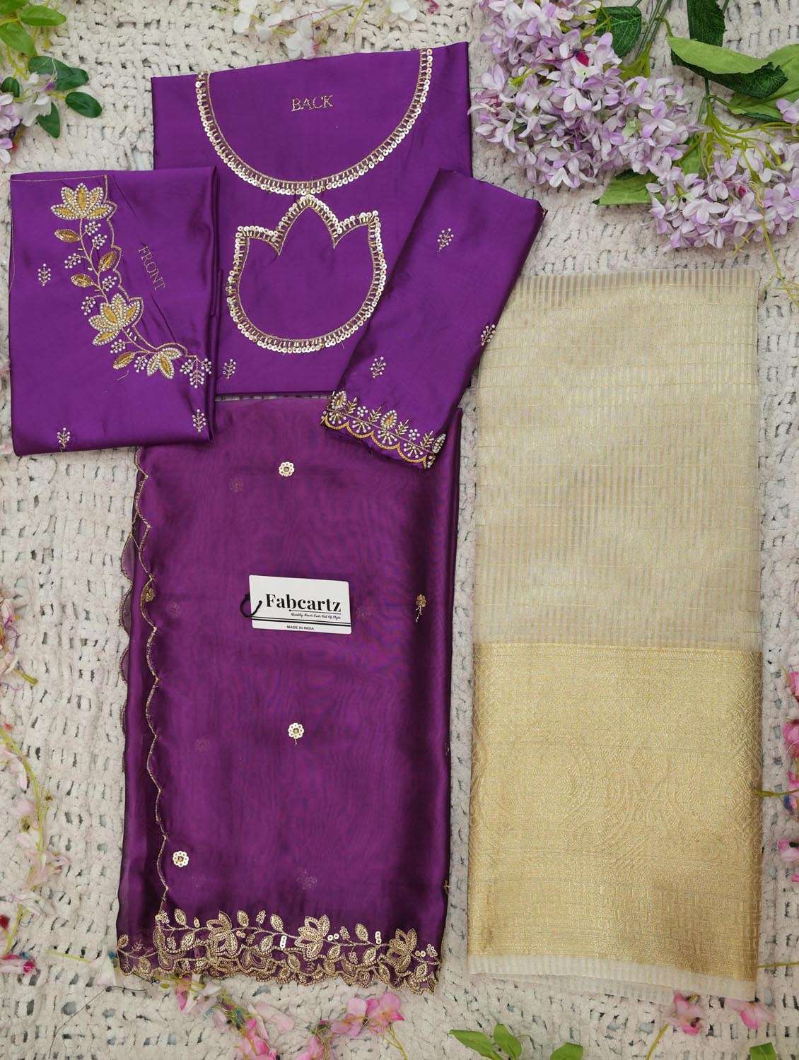 women self design south indian style unstitched lehenga choli set