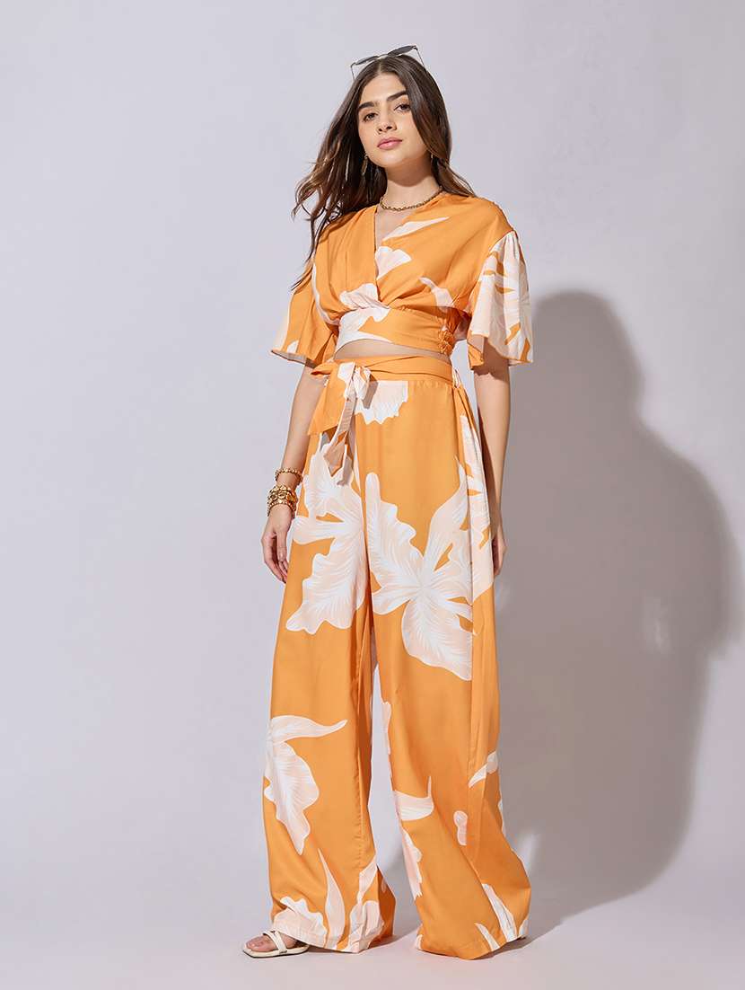 women printed top and trouser co-ord set - 22381008 -  Standard Image - 4