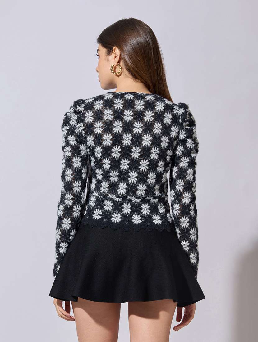 women self designed puff sleeve top - 22381078 -  Standard Image - 4