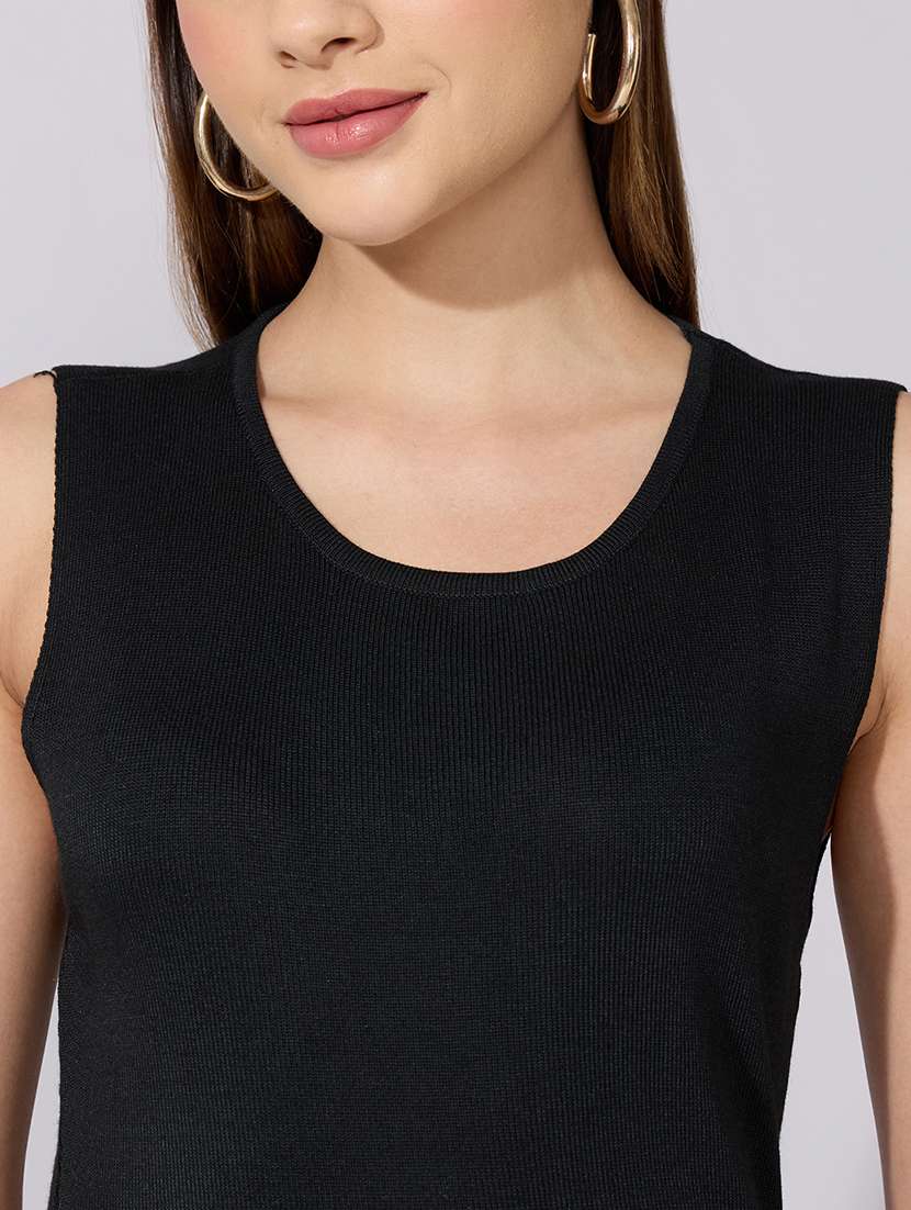 women solid sleeveless bodycon dress - 22381161 -  Standard Image - 1