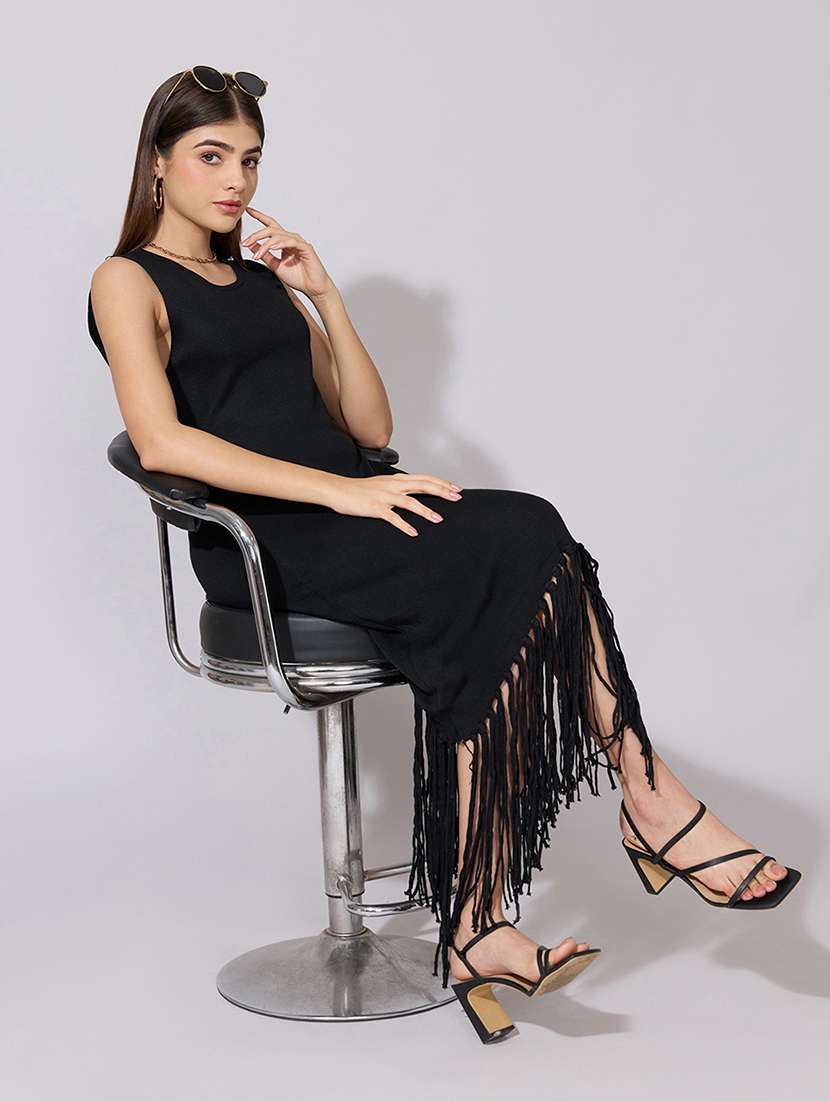 women solid sleeveless bodycon dress - 22381161 -  Standard Image - 6