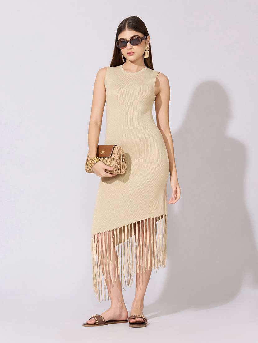 women solid sleeveless bodycon dress - 22381230 -  Standard Image - 4