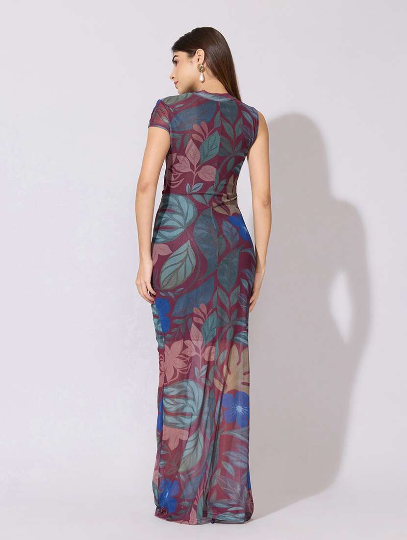 women printed sleeveless bodycon dress - 22381238 -  Standard Image - 4