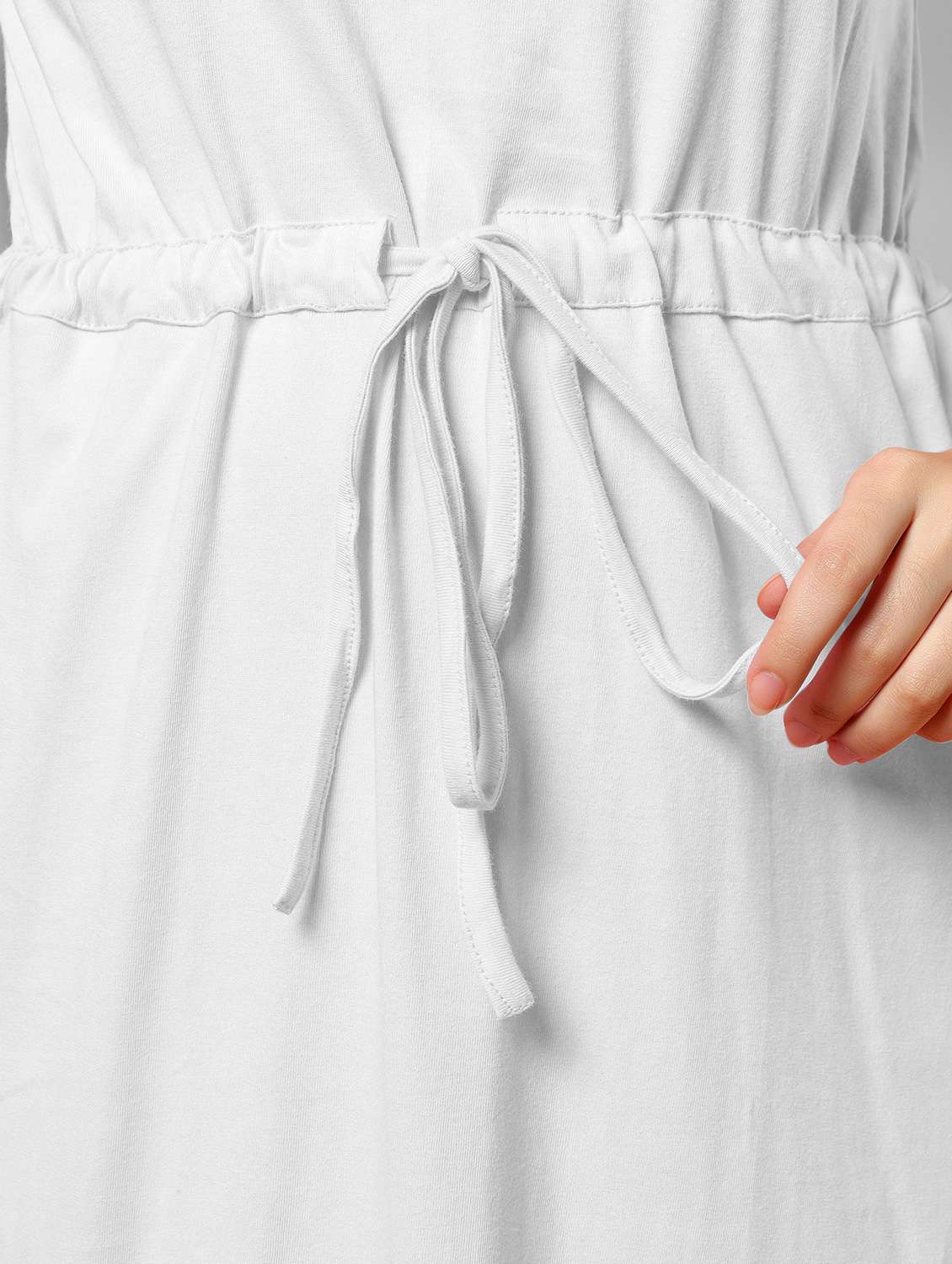 Women Solid Sleeveless A-line Dress - 22381362 -  Standard Image - 6