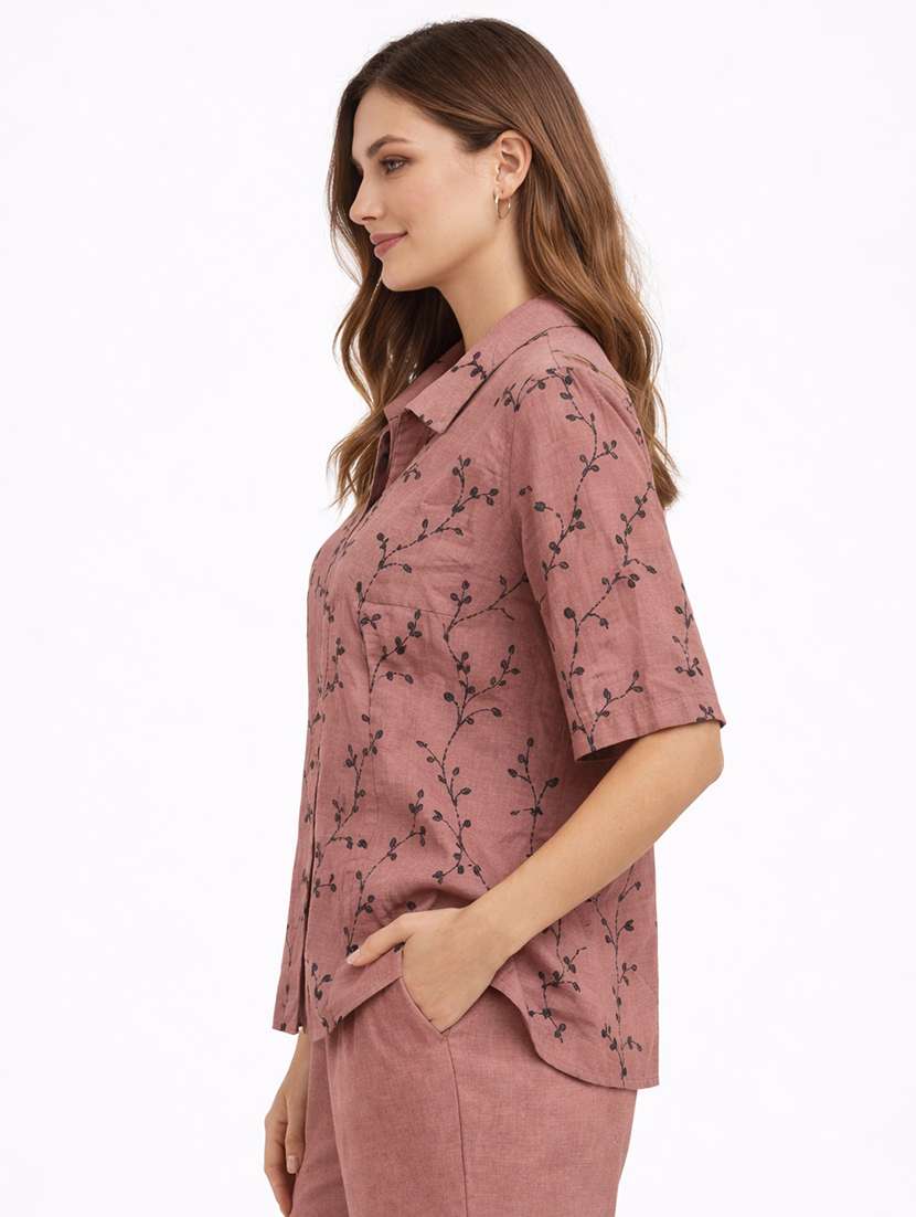 women embroidered top and trouser co-ord set - 22381668 -  Standard Image - 1