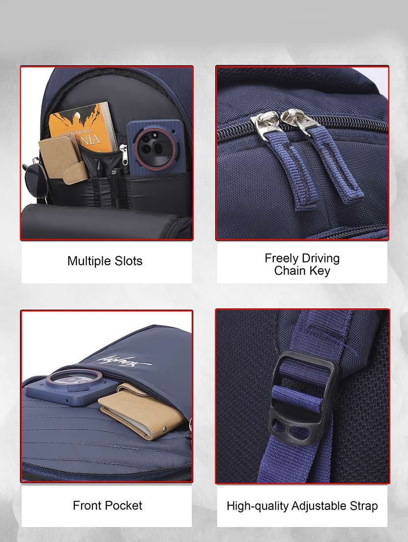 men textured backpack - 22381689 -  Standard Image - 4