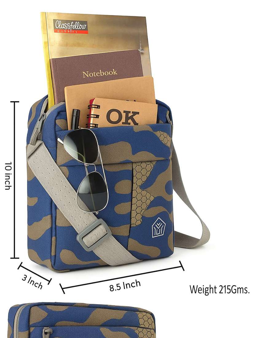 men printed messenger bag - 22381696 -  Standard Image - 4