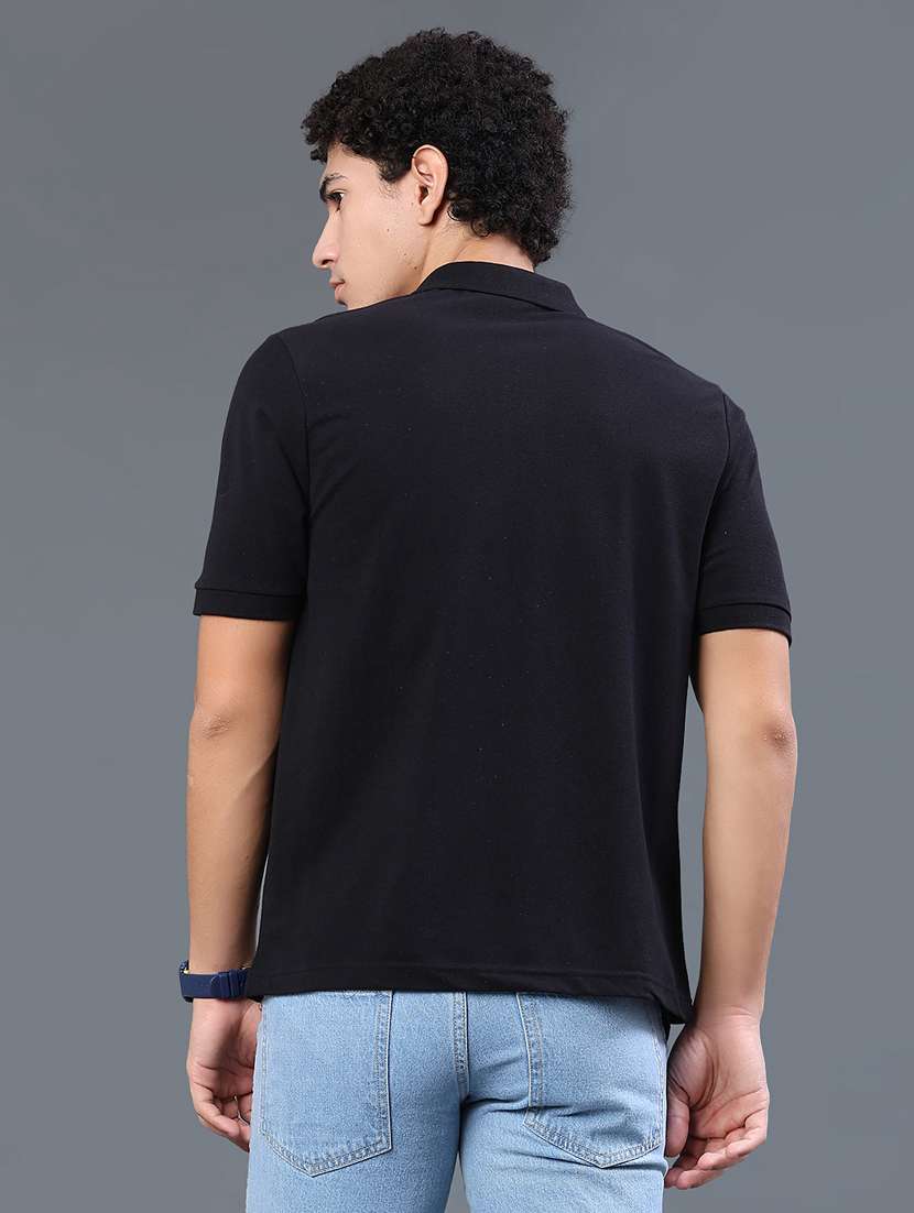 men solid short sleeve regular fit polo t-shirt - 22381792 -  Standard Image - 4