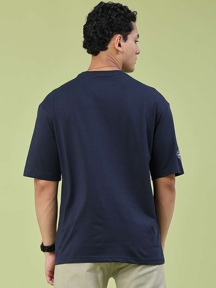 men printed round neck regular fit t-shirt - 22382039 -  Standard Image - 4