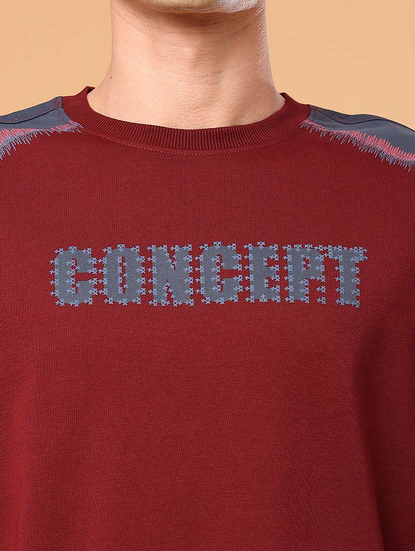 men typographic short sleeve oversized t-shirt - 22382040 -  Standard Image - 1