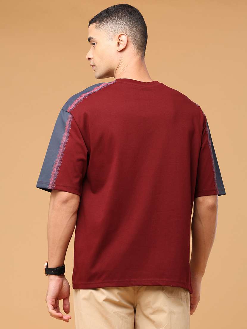 men typographic short sleeve oversized t-shirt - 22382040 -  Standard Image - 4